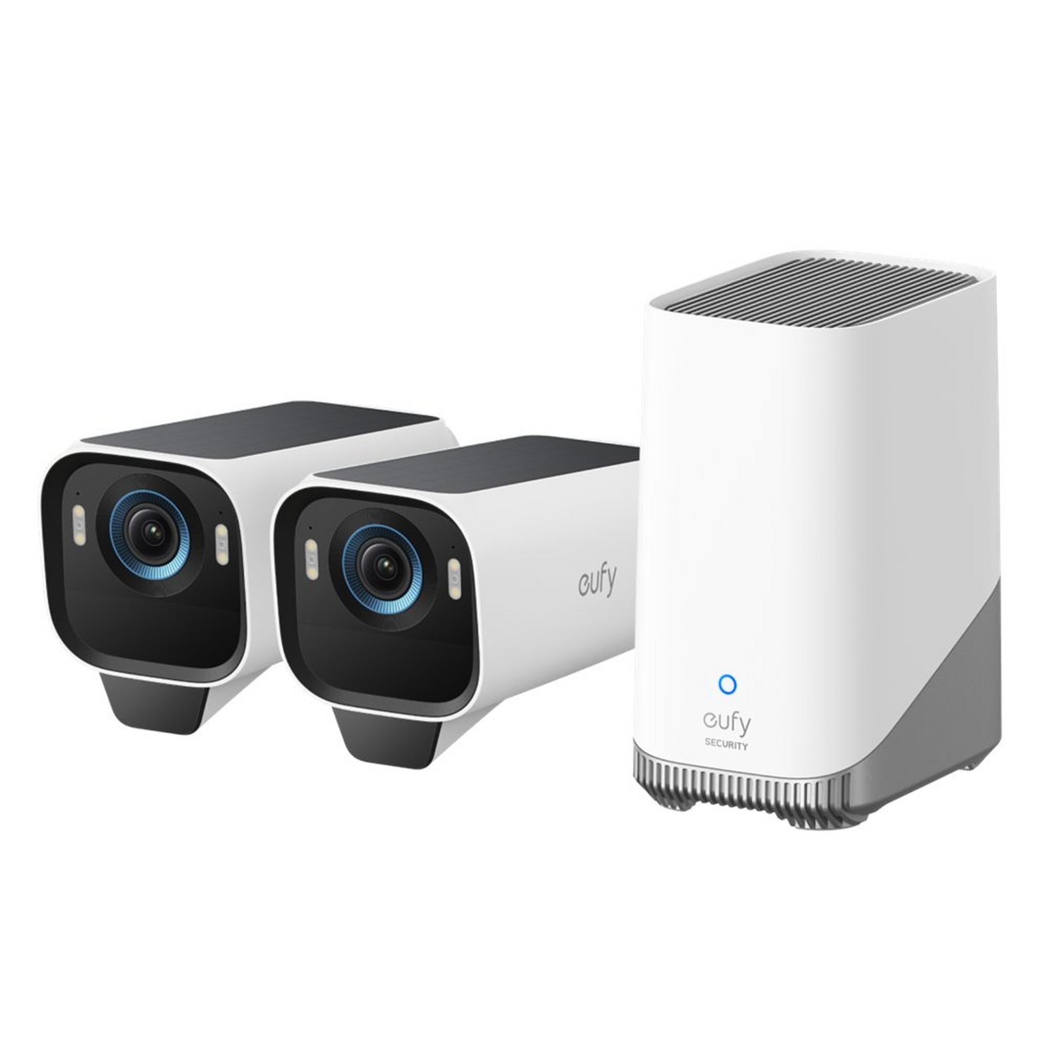 Eufy Cam S3 Pro 4K 2-Cam Kit | White and Black Eufy Cam S3 Pro 4K 2-Cam Kit | White and Black